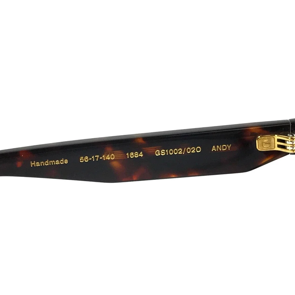 Gigi Studios Eyeglasses Frames ANDY GS1002/02O Brown Beige Cat Eye 56-17-140